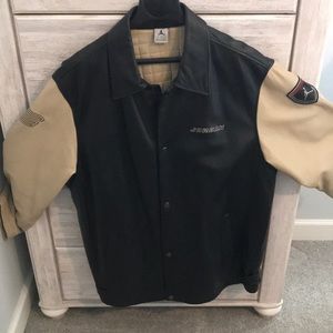 Jordan Leather Coat
